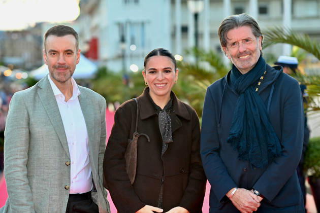Opening Ceremony 37th Dinard British Irish Film Festival FC Liam O Brien, Perrine Virgile and David Gleeson attends the Opening Ceremony during the 37th Dinard British & Irish Film Festival on October 8, 2026 in Dinard, France. Photo by Franck Castel ABACAPRESS.COM Dinard  Copyright: xCastelxFranck ABACAx