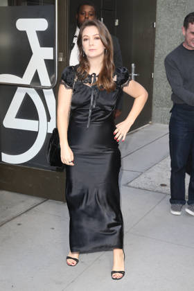 October 8, 2026, New York, New York, USA: BILLIE LOURD arrives at ABC Studios New York USA - ZUMAh16_ 20261008_zaf_h16_013 Copyright: xDanxHerrickx