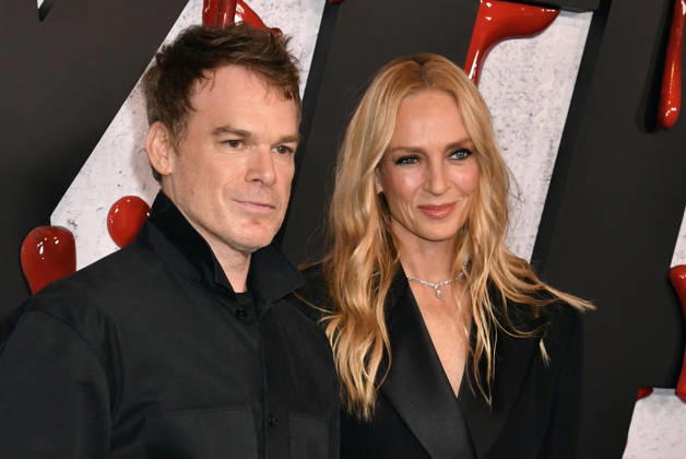 NEW YORK, NY - OCTOBER 8: Michael C. Hall and Uma Thurman at Dexter 20th Anniversary Celebration & Dexter: Resurrection Season 2 premiere at Chelsea Industrial on October 8, 2026 in New York City. Copyright: xmpi099 MediaPunchx