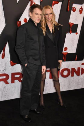 NEW YORK, NY - OCTOBER 8: Michael C. Hall and Uma Thurman at Dexter 20th Anniversary Celebration & Dexter: Resurrection Season 2 premiere at Chelsea Industrial on October 8, 2026 in New York City. Copyright: xmpi099 MediaPunchx