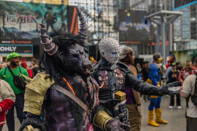 October 8, 2026, New York, New York, USA: People in costumes and makeup pose during New York Comic Con 2026 at the Javits Center in New York City, United States, on Thursday, October 8, 2026. New York USA - ZUMAc233 20261008_zsp_c233_051 Copyright: xVanessaxCarvalhox