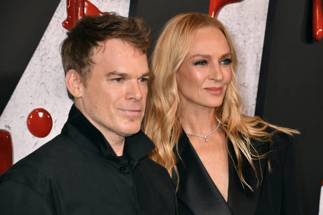 NEW YORK, NY - OCTOBER 8: Michael C. Hall and Uma Thurman at Dexter 20th Anniversary Celebration & Dexter: Resurrection Season 2 premiere at Chelsea Industrial on October 8, 2026 in New York City. Credit: AdMedia New York City USA - ZUMAa123 20261008_zaa_a123_173 Copyright: xJohnxFyckex