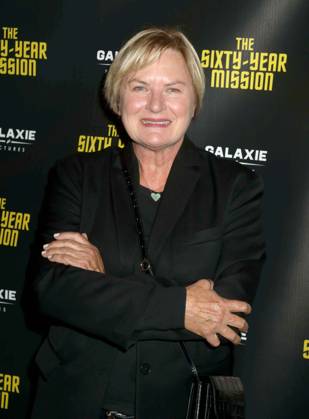 October 8, 2026, New York, New York, USA: Actor DENISE CROSBY seen during the red carpet arrivals for the New York All Media Premiere Screening of The Sixty-Year Mission - How Star Trek Changed Television and the World held at Regal Times Square Theaters. New York USA - ZUMAk03_ 20261008_zaf_k03_045 Copyright: xNancyxKaszermanx