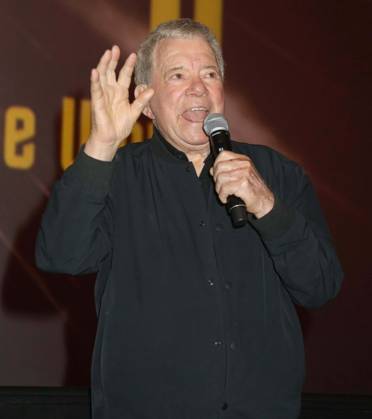 October 8, 2026, New York, New York, USA: Actor WILLIAM SHATNER seen during the introduction for the New York All Media Premiere Screening of The Sixty-Year Mission - How Star Trek Changed Television and the World held at Regal Times Square Theaters. New York USA - ZUMAk03_ 20261008_zaf_k03_062 Copyright: xNancyxKaszermanx