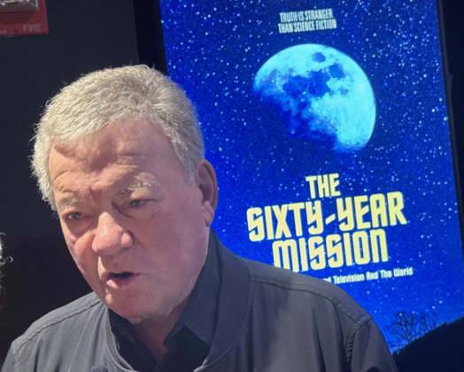 October 8, 2026, New York, New York, USA: Actor WILLIAM SHATNER seen during the red carpet arrivals for the New York All Media Premiere Screening of The Sixty-Year Mission - How Star Trek Changed Television and the World held at Regal Times Square Theaters. New York USA - ZUMAk03_ 20261008_zaf_k03_065 Copyright: xNancyxKaszermanx
