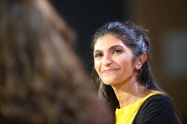 Frankfurt am Main, Hesse, Germany, October 8, 2026 Frankfurt Book Fair 2026 Author Shida Bazyar, winner of the German Book Prize Copyright: xdtsxNachrichtenagenturx dts_137666