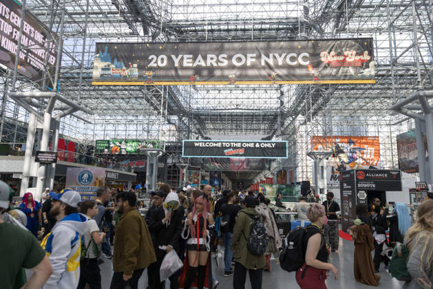October 8, 2026, New York, New York, USA: People in costumes and makeup pose during New York Comic Con 2026 at the Javits Center in New York City, United States, on Thursday, October 8, 2026. New York USA - ZUMAc233 20261008_zsp_c233_017 Copyright: xVanessaxCarvalhox