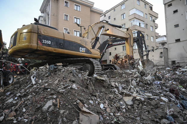 Search and rescue efforts completed in partially collapsed building in Istanbul ISTANBUL, TURKIYE - OCTOBER 9: Search and rescue efforts are completed at the site of a seven-story building that partially collapsed in the Maltepe district of Istanbul, Turkiye, on October 09, 2026. Murat Sengul Anadolu Istanbul Turkey. Editorial use only. Please get in touch for any other usage. Copyright: x2026xAnadoluxMuratxSengulx