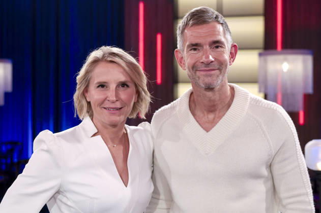 Susan Link and Micky Beisenherz during the taping of the WDR talk show Kölner Treff at WDR Studio BS 3 in Cologne, October 8, 2026 Foto:xR.xSchmiegeltx xFuturexImagex koelner_treff0810_6042