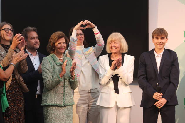 Queen Silvia of Sweden, Countess Bettina Bernadotte, and Monika Brandt at the Mentor Future Prize award ceremony during the Mentor Foundation’s anniversary celebration on Mainau Island, Mainau, October 8, 2026 Copyright: xAgenturxMatthiasxWehnertx xM.xGränzdörferx