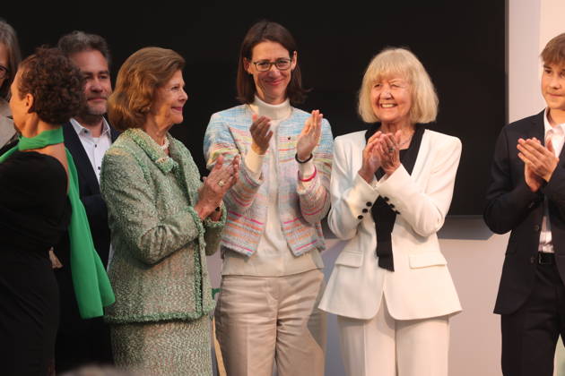 Queen Silvia of Sweden, Countess Bettina Bernadotte, and Monika Brandt at the Mentor Future Prize award ceremony during the Mentor Foundation’s anniversary celebration on the island of Mainau, Mainau, October 8, 2026 Copyright: xAgenturxMatthiasxWehnertx xM.xGränzdörferx
