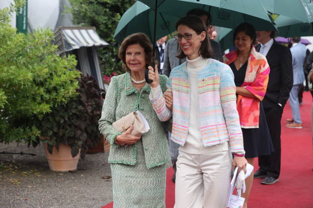 Queen Silvia of Sweden and Countess Bettina Bernadotte at the Mentor Foundation’s anniversary celebration on Mainau Island, Mainau, October 8, 2026 Copyright: xAgenturxMatthiasxWehnertx xM.xGränzdörferx