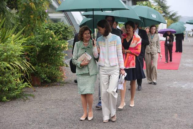 Queen Silvia of Sweden and Countess Bettina Bernadotte at the Mentor Foundation’s anniversary celebration on Mainau Island, Mainau, October 8, 2026 Copyright: xAgenturxMatthiasxWehnertx xM.xGränzdörferx