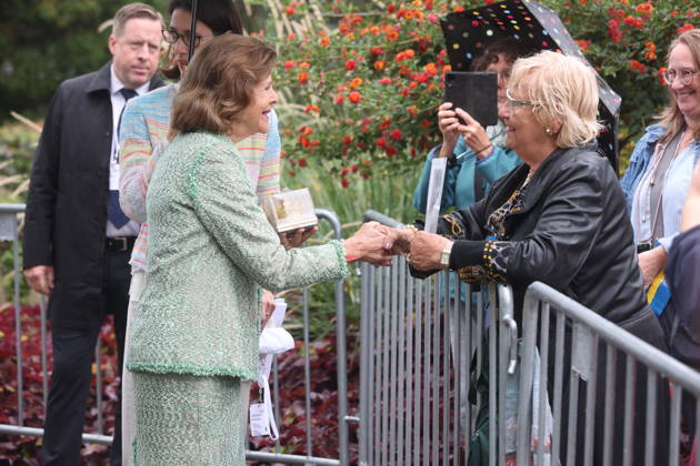 Queen Silvia of Sweden and Countess Bettina Bernadotte at the Mentor Foundation’s anniversary celebration on Mainau Island, Mainau, October 8, 2026 Copyright: xAgenturxMatthiasxWehnertx xM.xGränzdörferx