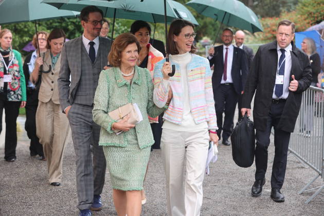 Queen Silvia of Sweden and Countess Bettina Bernadotte at the Mentor Foundation’s anniversary celebration on Mainau Island, Mainau, October 8, 2026 Copyright: xAgenturxMatthiasxWehnertx xM.xGränzdörferx
