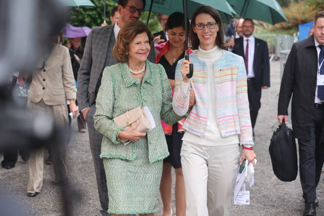 Queen Silvia of Sweden and Countess Bettina Bernadotte at the Mentor Foundation’s anniversary celebration on Mainau Island, Mainau, October 8, 2026 Copyright: xAgenturxMatthiasxWehnertx xM.xGränzdörferx