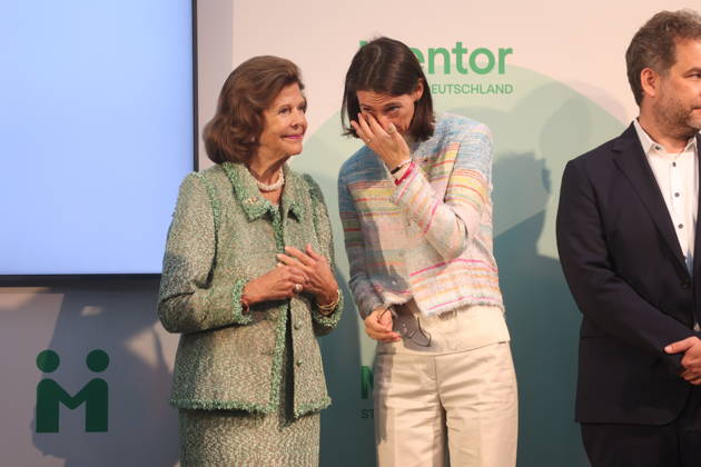 Queen Silvia of Sweden and Countess Bettina Bernadotte at the Mentor Foundation’s anniversary celebration on Mainau Island, Mainau, October 8, 2026 Copyright: xAgenturxMatthiasxWehnertx xM.xGränzdörferx
