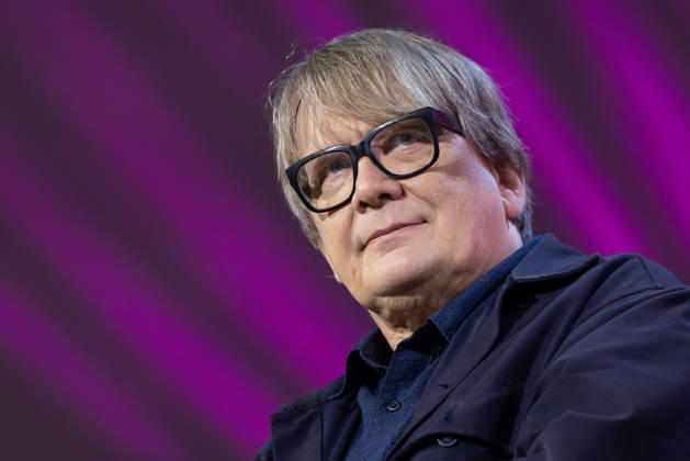 Frankfurt Book Fair 2026: Sven Regener presents his new book, *Frankie and Freddie*, on the literature stage hosted by ARD, ZDF, and 3sat, Frankfurt am Main, Hesse, Germany, Exhibition Center