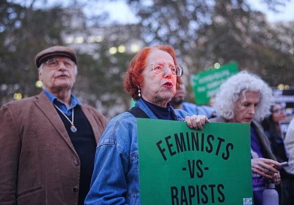 Stop sexual violence day of action rally takes place in Manhattan s Foley Square following Cornell lawsuit NEW YORK, UNITED STATES - OCTOBER 08: A Stop sexual violence day of action rally takes place in Foley Square, Manhattan, on Thursday, October 8, 2026, in the wake of Cornell University rape accusations in New York City, U.S. Selcuk Acar Anadolu New York United States. Editorial use only. Please get in touch for any other usage.  Copyright: x2026xAnadoluxSelcukxAcarx