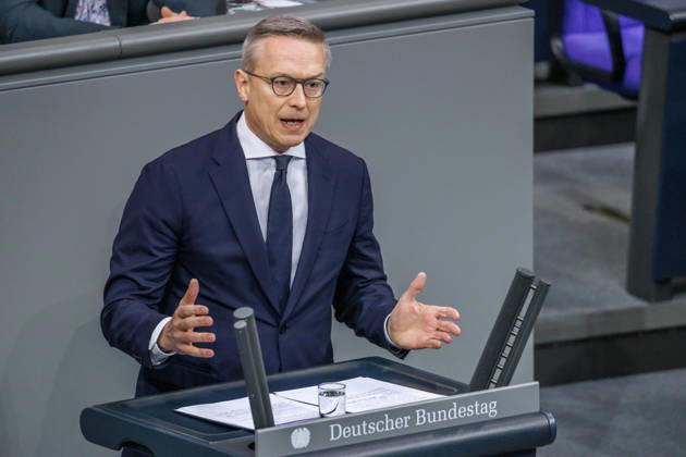 Bundestag: Karsten Wildberger (CDU), Federal Minister for Digital Affairs and State Modernization, at the German Bundestag on October 9, 2026, in Berlin, Berlin, Berlin, Germany, Bundestag
