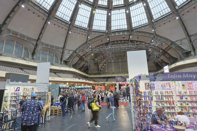 Frankfurt Impressions 10 08 2026 For the 78th Frankfurt Book Fair, the Festhalle—featuring the Community Stage and New Adult—opens its doors to all visitors today, Friday, starting at 11 a.m. Frankfurt am Main, Hesse, Germany