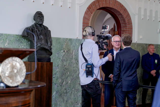 2026 Nobel Peace Prize, Oslo, October 9, 2026. Kristian Berg Harpviken, Director of the Nobel Institute, at the announcement of the 2026 Nobel Peace Prize at the Nobel Institute. Photo by Javad Parsa, NTB, Oslo, Norway. PYh3ZXazrPw. EDITORIAL USE ONLY. Ref: BNC POLPYh3ZXazrPw.jpg  Copyright: xJavadxParsax xNTBx