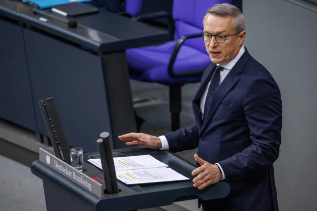 Bundestag: Karsten Wildberger (CDU), Federal Minister for Digital Affairs and State Modernization, at the German Bundestag on October 9, 2026, in Berlin, Berlin, Berlin, Germany, Bundestag