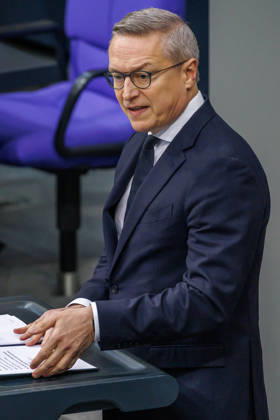 Bundestag: Karsten Wildberger (CDU), Federal Minister for Digital Affairs and State Modernization, at the German Bundestag on October 9, 2026, in Berlin, Berlin, Berlin, Germany, Bundestag