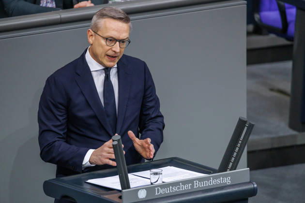 Bundestag: Karsten Wildberger (CDU), Federal Minister for Digital Affairs and State Modernization, at the German Bundestag on October 9, 2026, in Berlin, Berlin, Berlin, Germany, Bundestag