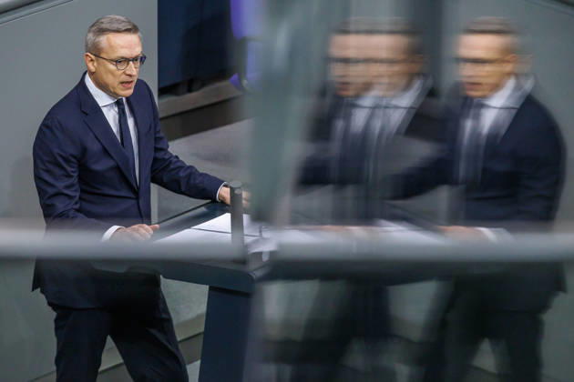 Bundestag: Karsten Wildberger (CDU), Federal Minister for Digital Affairs and State Modernization, at the German Bundestag on October 9, 2026, in Berlin, Berlin, Berlin, Germany, Bundestag