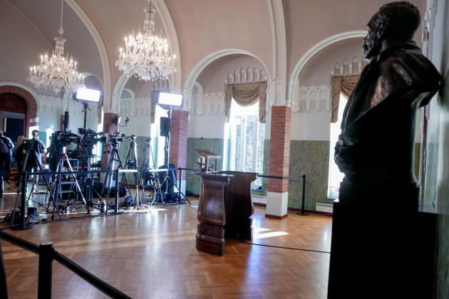 2026 Nobel Peace Prize Oslo 20261009 The announcement of the 2026 Nobel Peace Prize at the Nobel Institute Photo: Javad Parsa, NTB, Oslo, Norway dAaXbGWCdgE EDITORIAL USE ONLY Ref BNC POLdAaXbGWCdgE jpg  Copyright: xJavadxParsax xNTBx