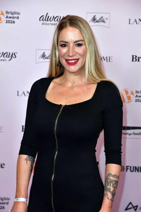 Franziska Böhler at the 2026 Brigitte Award ceremony at the Kino International in Berlin on October 8, 2026