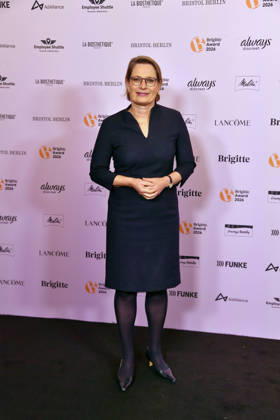 Stefanie Hubig, Federal Minister of Justice and Consumer Protection, at the 2026 Brigitte Award ceremony at the Kino International in Berlin on October 8, 2026
