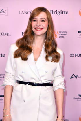Katrin Bauerfeind at the 2026 Brigitte Award ceremony at the Kino International in Berlin on October 8, 2026