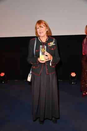 Gisele Pelicot at the 2026 Brigitte Awards ceremony at the Kino International in Berlin on October 8, 2026