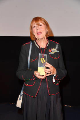 Gisele Pelicot at the 2026 Brigitte Awards ceremony at the Kino International in Berlin on October 8, 2026