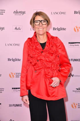 Bettina Böttinger at the 2026 Brigitte Award ceremony at the Kino International in Berlin on October 8, 2026