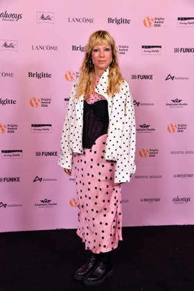 Mieze Katz, whose real name is Maria Mummert, at the 2026 Brigitte Award ceremony at the Kino International in Berlin on October 8, 2026