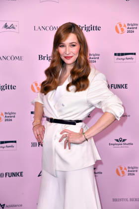 Katrin Bauerfeind at the 2026 Brigitte Award ceremony at the Kino International in Berlin on October 8, 2026
