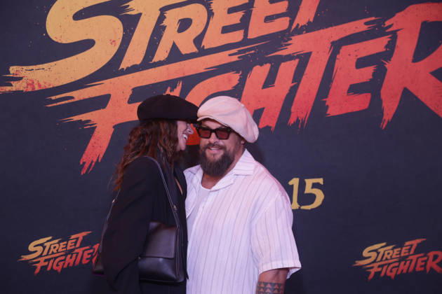 Street Fighter Red Carpet And Fan Event in Mexico City Actor Jason Momoa and Adria Arjona attend the official red carpet and fan event for the upcoming live-action film Street Fighter at CinÃ polis Universidad on October 08, 2026 in Mexico City, Mexico. (Photo by Ismael Rosas Eyepix Group) Copyright: xIsmaelxRosas xEyepixxGroupx IR_08102026_198637