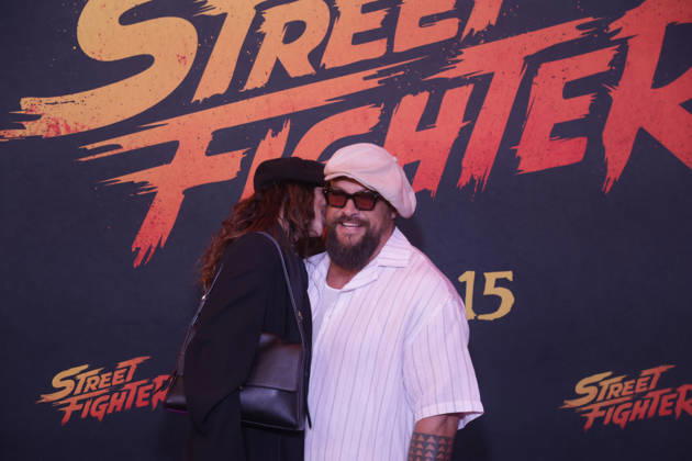 Street Fighter Red Carpet And Fan Event in Mexico City Actor Jason Momoa and Adria Arjona attend the official red carpet and fan event for the upcoming live-action film Street Fighter at CinÃ polis Universidad on October 08, 2026 in Mexico City, Mexico. (Photo by Ismael Rosas Eyepix Group) Copyright: xIsmaelxRosas xEyepixxGroupx IR_08102026_198638
