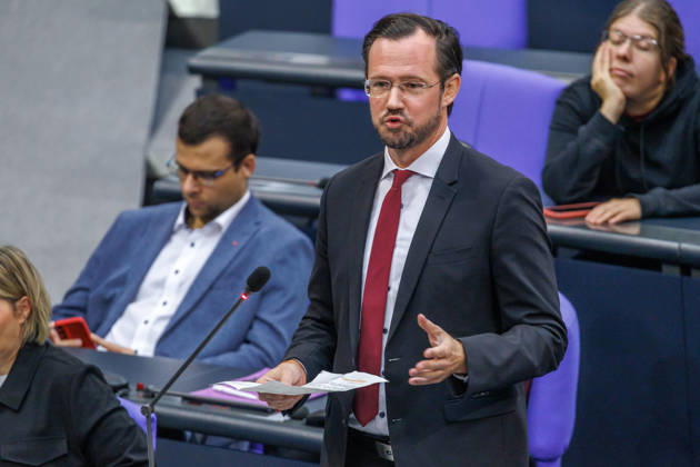 Bundestag Dirk Wiese (SPD) in the German Bundestag on October 9, 2026, in Berlin, Berlin, Berlin, Germany, Bundestag