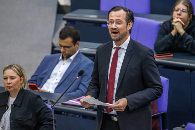 Bundestag Dirk Wiese (SPD) in the German Bundestag on October 9, 2026, in Berlin, Berlin, Berlin, Germany, Bundestag