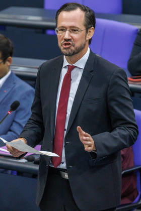 Bundestag Dirk Wiese (SPD) in the German Bundestag on October 9, 2026, in Berlin, Berlin, Berlin, Germany, Bundestag