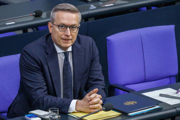 Bundestag: Karsten Wildberger (CDU), Federal Minister for Digital Affairs and State Modernization, at the German Bundestag on October 9, 2026, in Berlin, Berlin, Berlin, Germany, Bundestag