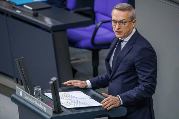 Bundestag: Karsten Wildberger (CDU), Federal Minister for Digital Affairs and State Modernization, at the German Bundestag on October 9, 2026, in Berlin, Berlin, Berlin, Germany, Bundestag