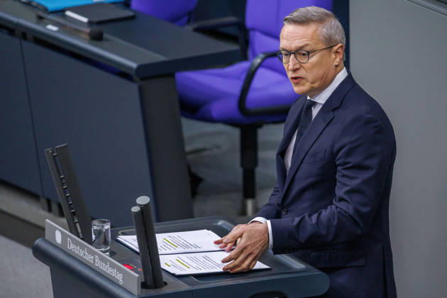 Bundestag: Karsten Wildberger (CDU), Federal Minister for Digital Affairs and State Modernization, at the German Bundestag on October 9, 2026, in Berlin, Berlin, Berlin, Germany, Bundestag