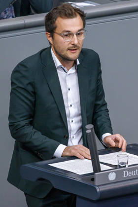Bundestag Johannes Schätzl (SPD) in the German Bundestag on October 9, 2026, in Berlin, Berlin, Berlin, Germany, Bundestag