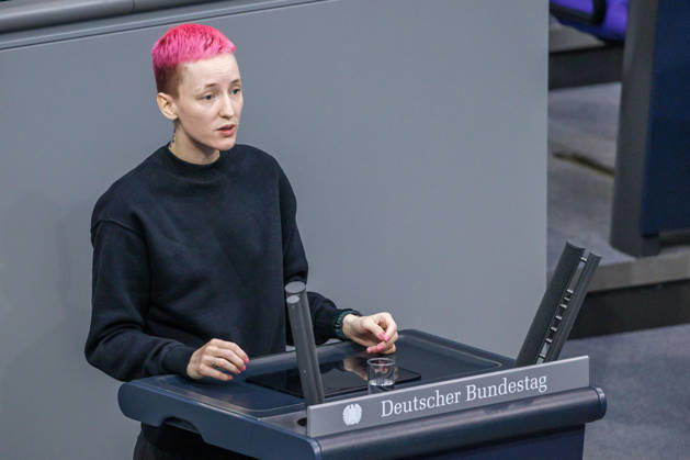 Bundestag Rebecca Lenhard B90 Greens in the German Bundestag on October 9, 2026, in Berlin, Berlin, Germany, Bundestag