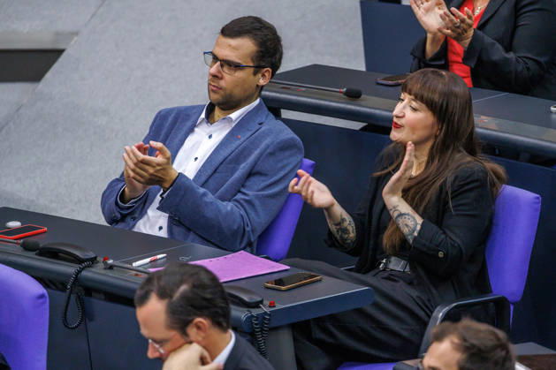 Bundestag Heidi Reichinnek The Left in the German Bundestag on October 9, 2026, in Berlin, Berlin, Germany, Bundestag